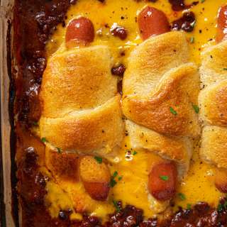 Chili Cheese Dog Casserole