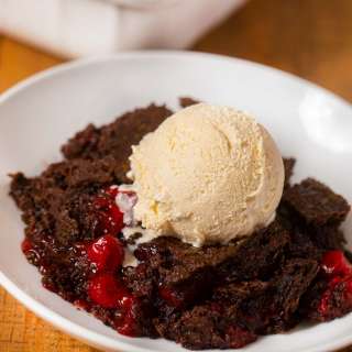 Cherry Chocolate Dump Cake
