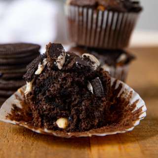 Chocolate Oreo Muffins