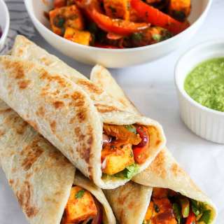 Paneer Kathi Rolls (EASY, 30-minute Recipe)