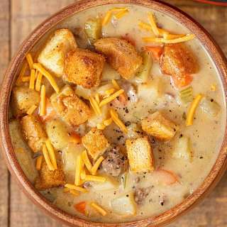 Cheeseburger Soup