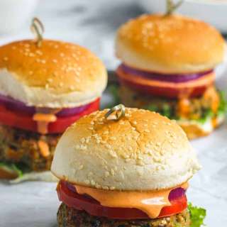 Masala Chicken Burgers