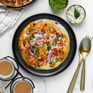 Uttapam (South Indian Savory Pancakes)