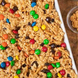 Rice Krispies Trail Mix Bars