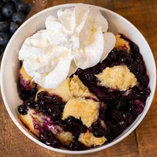 Easy Blueberry Cobbler