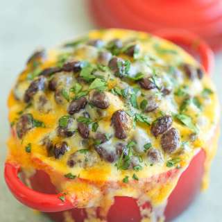 Cheesy Beans and Rice