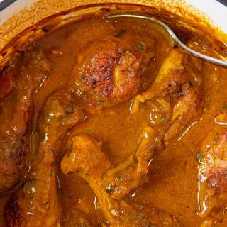 Curry Braised Chicken Legs