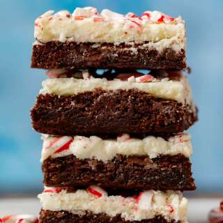 Peppermint Bark Brownies