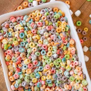 Froot Loop Cereal Bars
