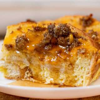 Savory Sausage French Toast Bake