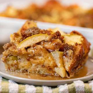 Sausage and Apple French Toast Bake