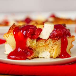 Cherry Danish Croissant Bake