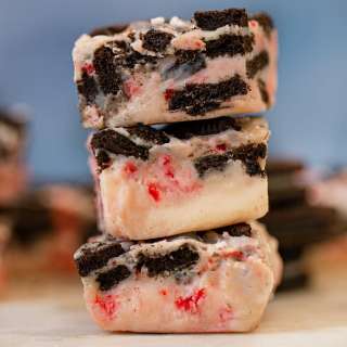 Peppermint Oreo Fudge