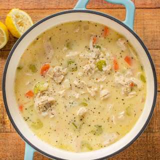 Greek Chicken and Rice Soup (Avgolemono)