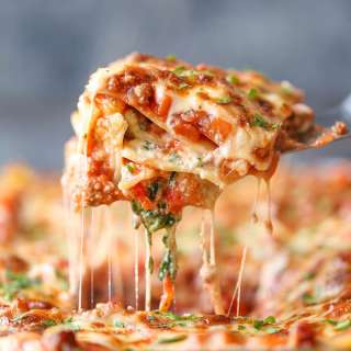 Turkey and Spinach Veggie Lasagna