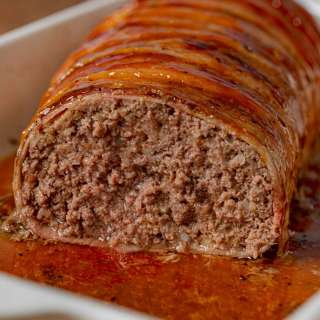 Bacon-Wrapped Meatloaf