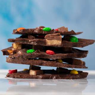Leftover Candy Bar Bark