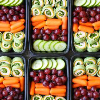 Turkey Spinach Pinwheels Meal Prep