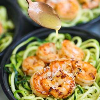 Shrimp Zucchini Noodles Meal Prep