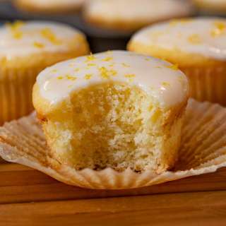 Iced Lemon Muffins