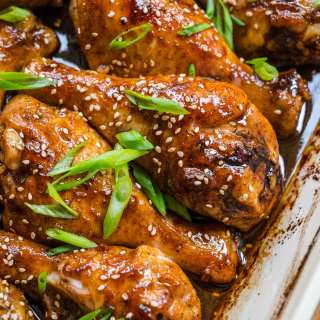 Brown Sugar Garlic Baked Chicken Legs