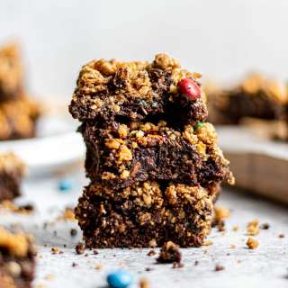 Oatmeal Monster Brownies