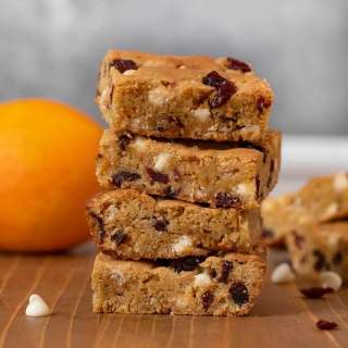 Cranberry Orange Blondies