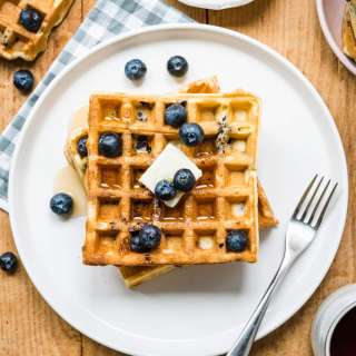 Blueberry Waffles