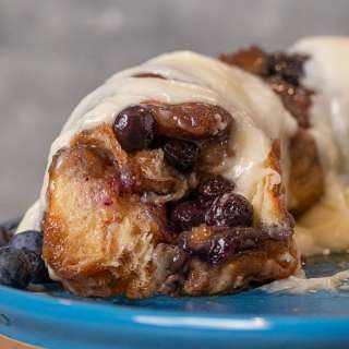 Blueberry Cream Cheese Monkey Bread
