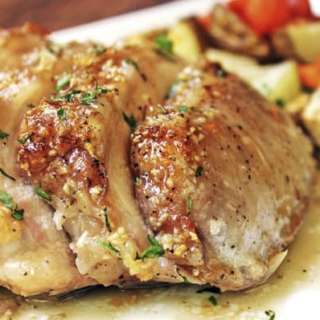 Brown Sugar Garlic Pork with Carrots & Potatoes