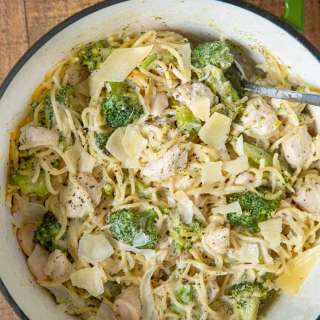 One Pot Chicken Caesar Pasta