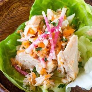Asian Tuna Salad Lettuce Cups