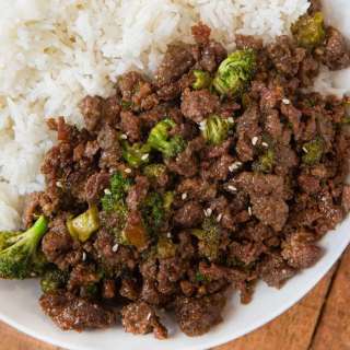 Ground Beef and Broccoli