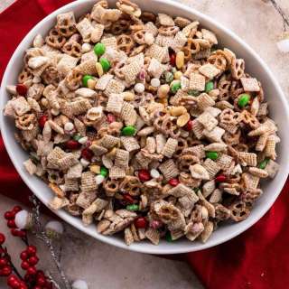 Christmas White Chocolate Trash Snack Mix