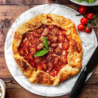 Tomato Goat Cheese Galette