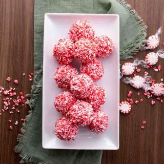 Peppermint Oreo Balls