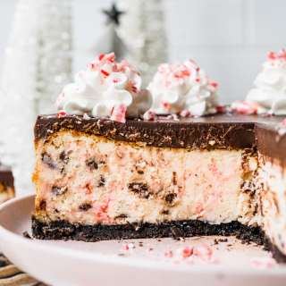 Peppermint Bark Cheesecake