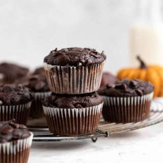 Chocolate Pumpkin Muffins