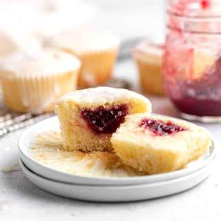 Jelly Doughnut Cupcakes