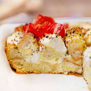 Everything Bagel Breakfast Casserole
