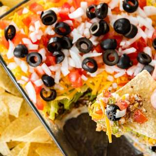 Creamy Layer Taco Dip