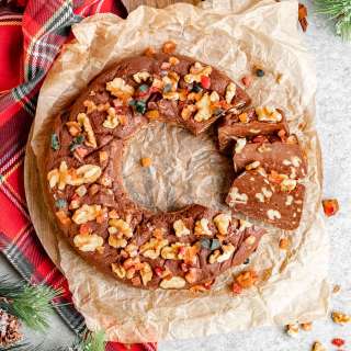 Easy Fudge Wreath