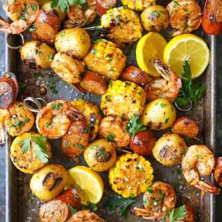 Shrimp Boil Kabobs