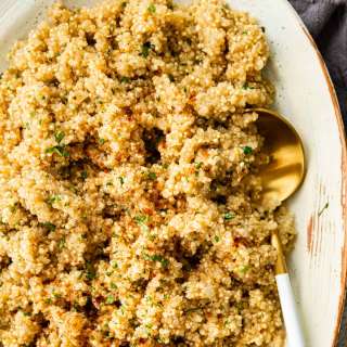 Buttery Garlic Quinoa
