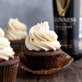 Irish Cream Guinness Cupcakes