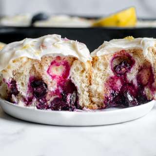 Blueberry Lemon Cinnamon Rolls