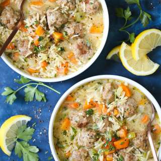 Chicken Meatball Noodle Soup