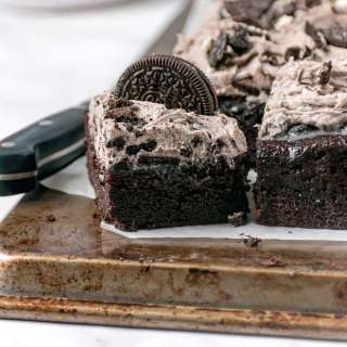 Oreo Poke Cake