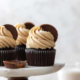 Chocolate Peanut Butter Cupcakes
