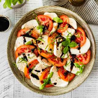 Caprese Salad with Balsamic Reduction